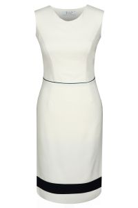 Sukienka dzienna model FSU681 Ekri