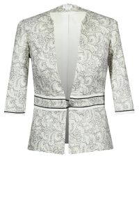 Żakiet FZA674 White/Silver