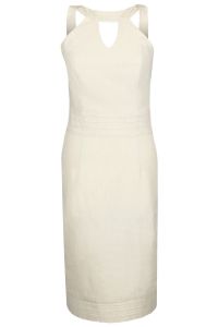 Sukienka FSU673 Beige/Gold