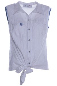 Bluzka FBZ618 White/Blue Prążek