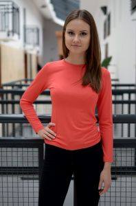 Bluzka klasyczna gładka.