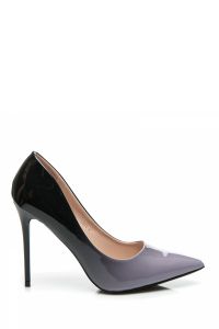 LAKIEROWANE SZPILKI OMBRE Szary 1058-5G