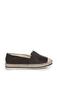 CZARNE ESPADRYLE Czarny 11025-1B