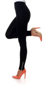Legginsy zamek na nogawce