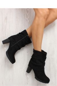 STYLOWE BOTKI Z GOLFEM JK41 CZARNY