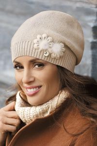 Czapka Model Abella Beige