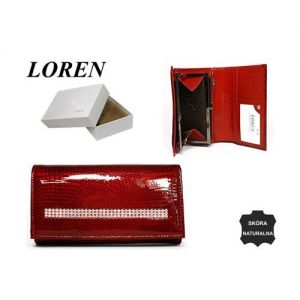 Portfel Damski Skórzany DL-14-CRY-RS CZERWONY