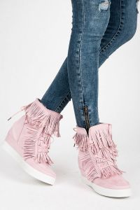 SNEAKERSY BOHO Różowy CNB1467RO