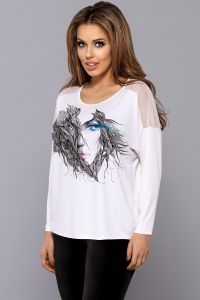 Bluzka Model BLV 005 White