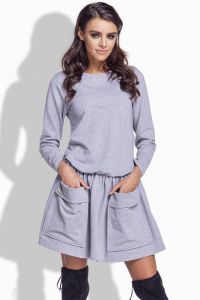 Sukienka Model L169 Light Grey