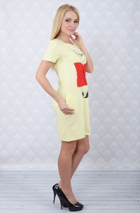 Sukienka z humorystycznym nadrukiem