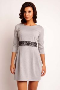 Sukienka Model Solange Knitwear Popiel