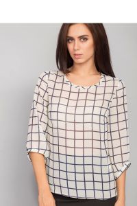 Elegancka i stylowa szyfonowa bluzka MM2049 White