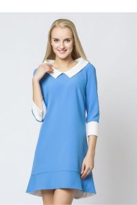 Sukienka dzienna model 528 Sky Blue