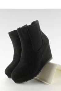 ZAMSZOWE SZTYBLETY NA KOTURNIE ZY9106 BLACK