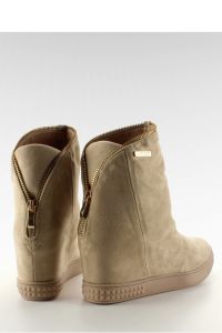 ZAMSZOWE SNEAKERSY UKRYTY KOTURN 1133 BEIGE