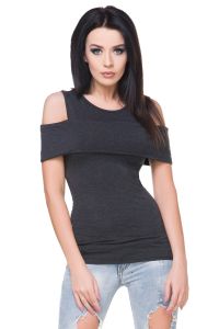 Bluzka Model T164 Dark Grey