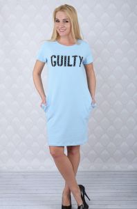 Sukienka z napisem Guilty