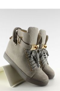 SNEAKERSY Z KŁÓDKĄ XW37012-3 GREY SUENDE