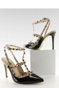 SZPILKI Z ĆWIEKAMI VALENTINA 1166 BLACK