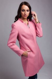 Płaszcz damski PLA029 pink