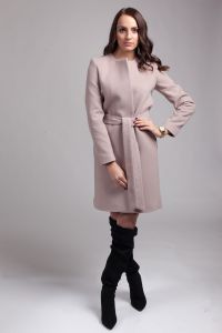 Płaszcz damski PLA025 beige