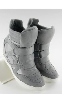 ZAMSZOWE SNEAKERSY ZAPIĘCIE NA RZEP FA147 GREY