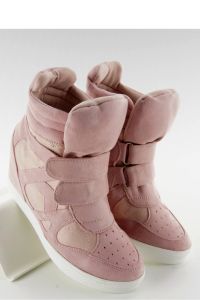 ZAMSZOWE SNEAKERSY ZAPIĘCIE NA RZEP FA147 PINK