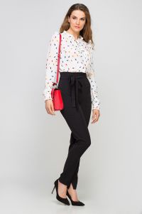 Bluzka Model BLU134 Parasolki Red/White