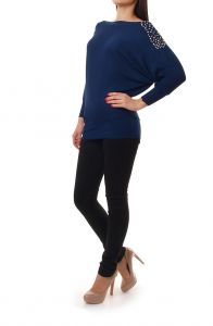 -40% SALE Bluzka nietoperz złote cekiny
