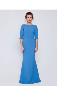 Sukienka wyszczuplająca sylwetkę GR1595 Sky Blue