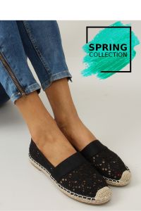KORONKOWE ESPADRYLE MB-6353 BLACK