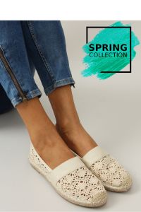 KORONKOWE ESPADRYLE MB-6353 BEIGE