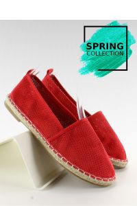 ESPADRYLE DAMSKIE AŻUROWE MB188-43 CZERWONY