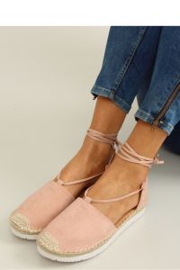 ESPADRYLE WIĄZANE NA KOSTCE LL-65 PINK