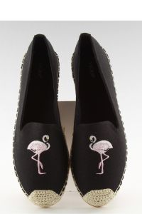 ESPADRYLE Z FLAMINGIEM 1202 BLACK