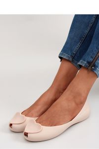 BALERINKI MELISKI Z SERDUSZKIEM PT101 BEIGE