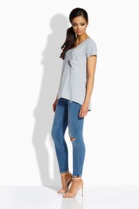 Bluzka Model L194 Light Grey