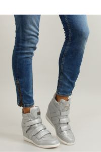 LICOWE SNEAKERSY HIGH TOP JT35 SILVERLICOWE SNEAKERSY HIGH TOP JT35 SILVER
