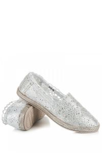 A?UROWE ESPADRYLE CNBB797-40S Szary