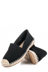 CZARNE ESPADRYLKI CNBMB-6363B Czarny