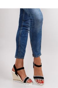 ESPADRYLE SANDAŁKI NA KOTURNIE BL-6240 BLACK