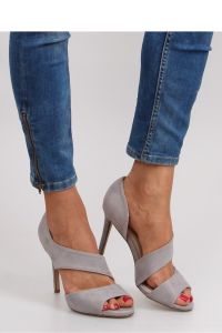 ASYMETRYCZNE CZÓŁENKA OPEN TOE ZY093 L. GREY