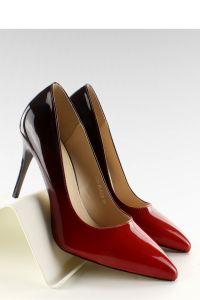 CIENIOWANE SZPILKI OMBRE LT76 RED / BLACK