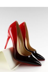 CIENIOWANE SZPILKI OMBRE LT76 BLACK / RED