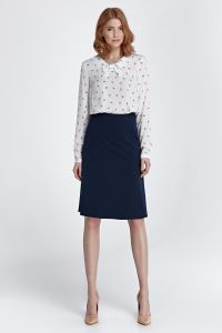 Spódnica trapezowa SP32 Navy