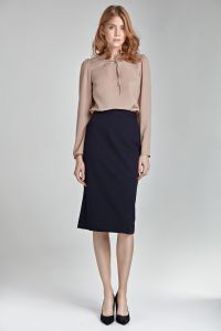 Spódnica zwężana ku dołowi SP13 Navy