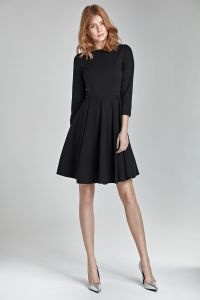 Sukienka AUDREY z rękawem 3/4 S19 Black