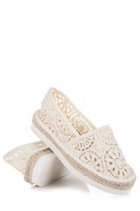 KORONKOWE ESPADRYLE NA PLATFORMIE CNBKA10-14BE