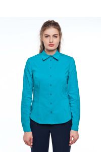Bazowa bluzka w modnych kolorach GR1296_1 Turkus